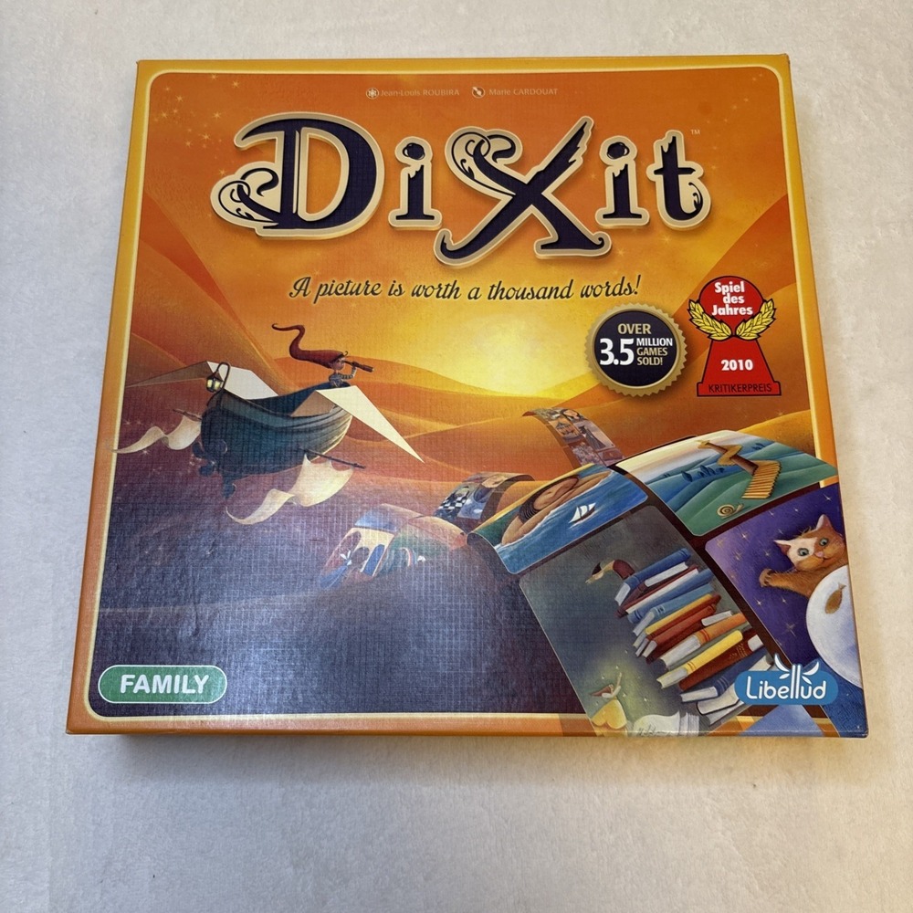 Dixit Board Game A‎ Picture Game of Creative Guesswork Family Asmodee Complete